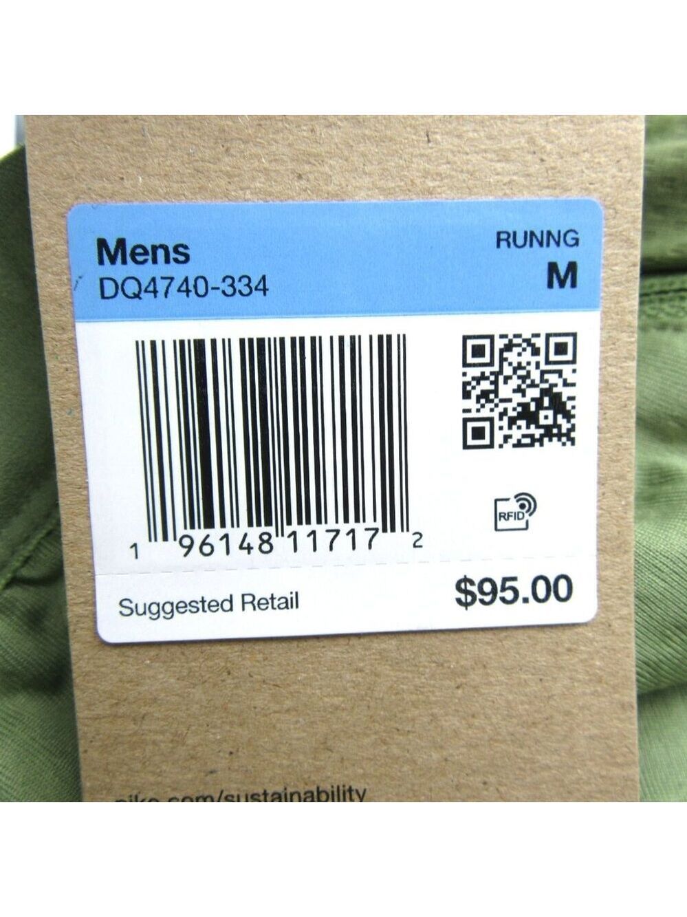 Nike Phenom Knit Running Gym Pants Mens Size Medium Green NEW - Picture 12 of 13